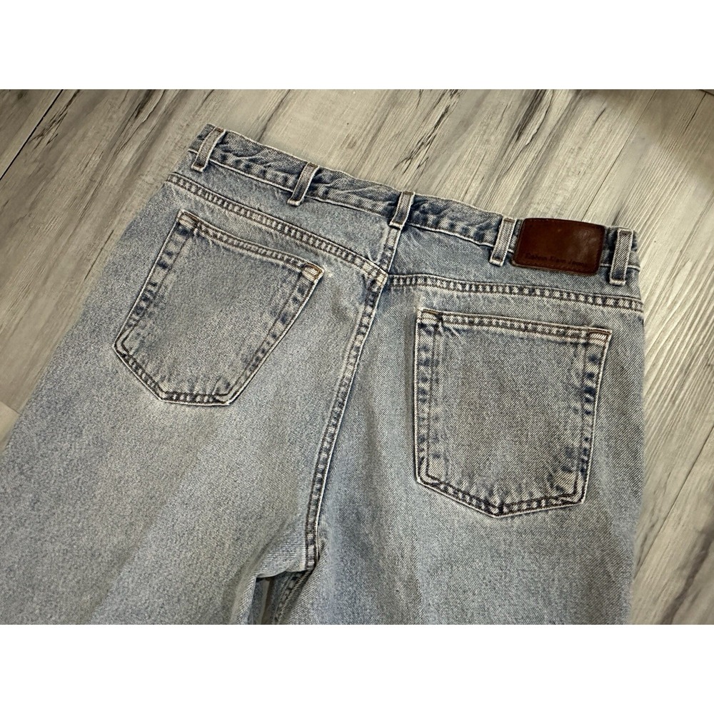 Vintage CALVIN KLEIN JEANS 36x30 Easy Fit‎ Straight Leg Stone Wash BMPP171 - Picture 4 of 7